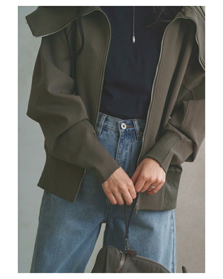 楽天市場】SHIORI×MERI ビッグカラーZIPトップス : MERI