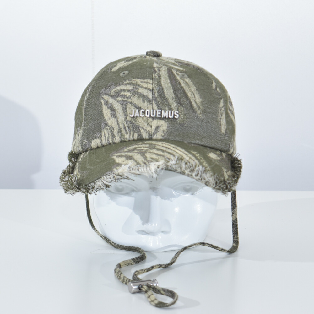 楽天市場】JACQUEMUS 帽子 キャップ 紐付 メンズ フリンジ ジャック