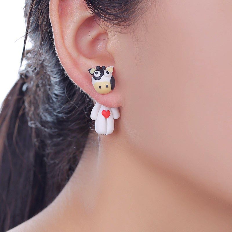 楽天市場】フィギアピアス（モーモー）/1個販売 牛 うし バック