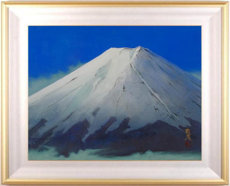 楽天市場】池田彰彦 富士 富士山 絵画 風景画 日本画 インテリア 一点