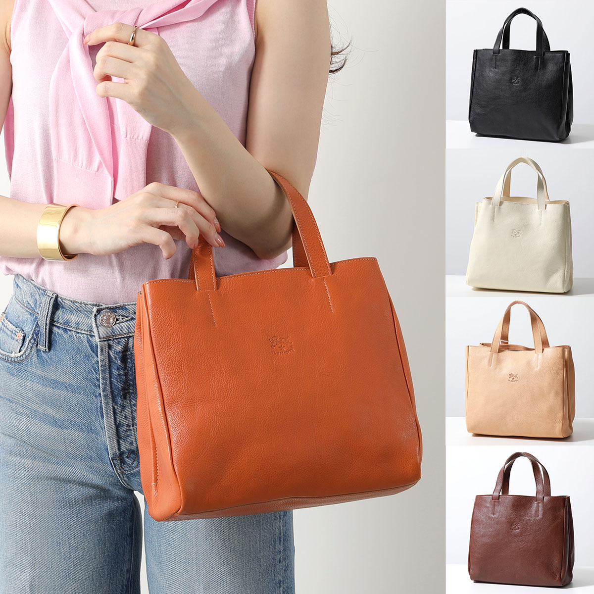 楽天市場】IL BISONTE イルビゾンテ ハンドバッグ BTO133 レディース