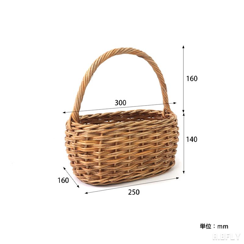 楽天市場】バスケット オーバル 楕円形 ワンハンドル プランター 収納