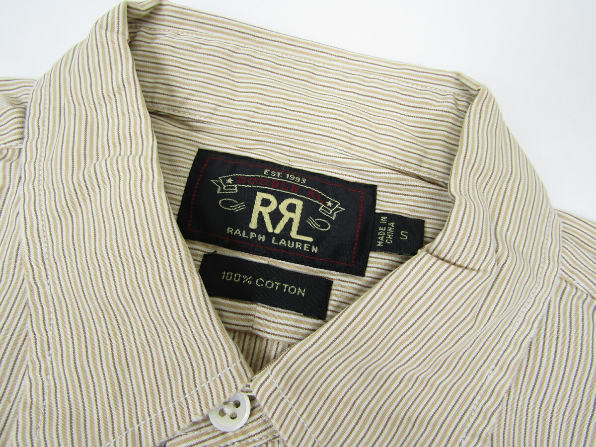 楽天市場】RRL ダブルアールエル ラルフローレン ストライプ ブロード