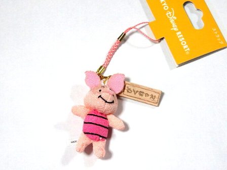 楽天市場】ディズニーリゾート限定 ちりめん風 ピグレット ストラップ