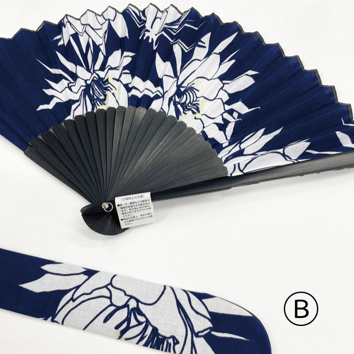 楽天市場】手ぬぐい扇子「月下美人」布製／ケース付き／ギフト／粋／花