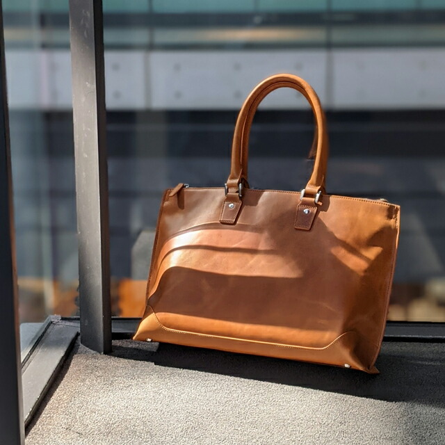 楽天市場】革にこだわる オールレザートートバッグ メンズ ビジネス