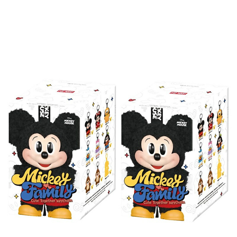楽天市場】【正規品】 Pop Mart Mickey Family Cute Together Keychain
