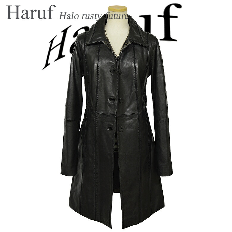 楽天市場】本革 レザーコート ステンカラーコート レディース