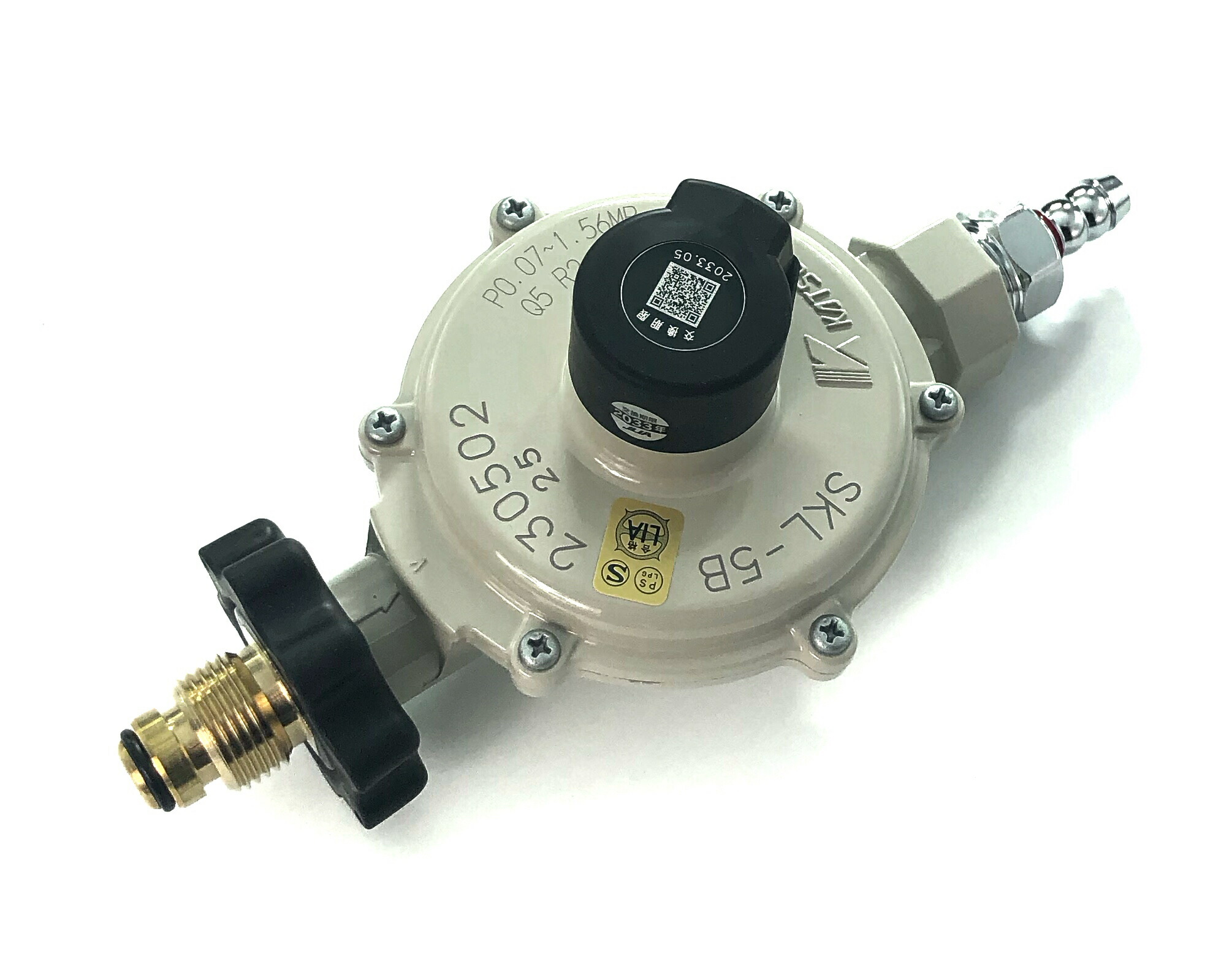 楽天市場】桂精機製作所 LPガス用単段式調整器ホースエンド金具GD-19