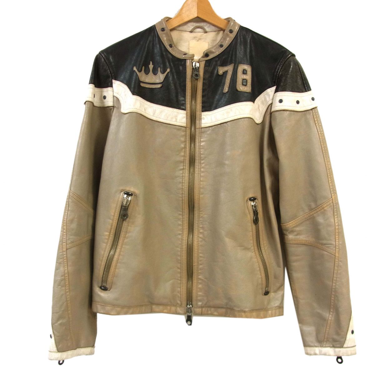 楽天市場】ディーゼル ライダース ジャケットの通販