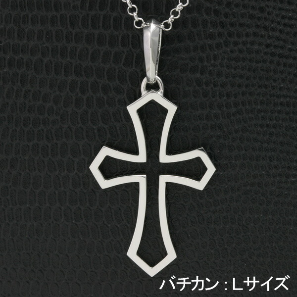 楽天市場】【10%OFFセール】クロス ネックレス メンズ K18WG【送料無料