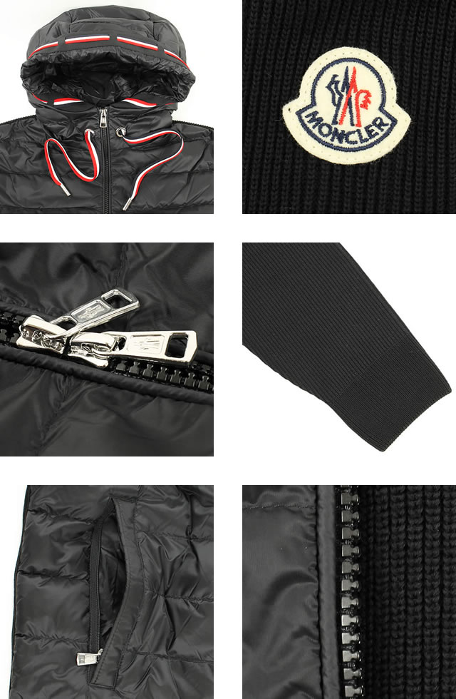 楽天市場】モンクレール ライトダウン パーカー メンズ ジップアップ