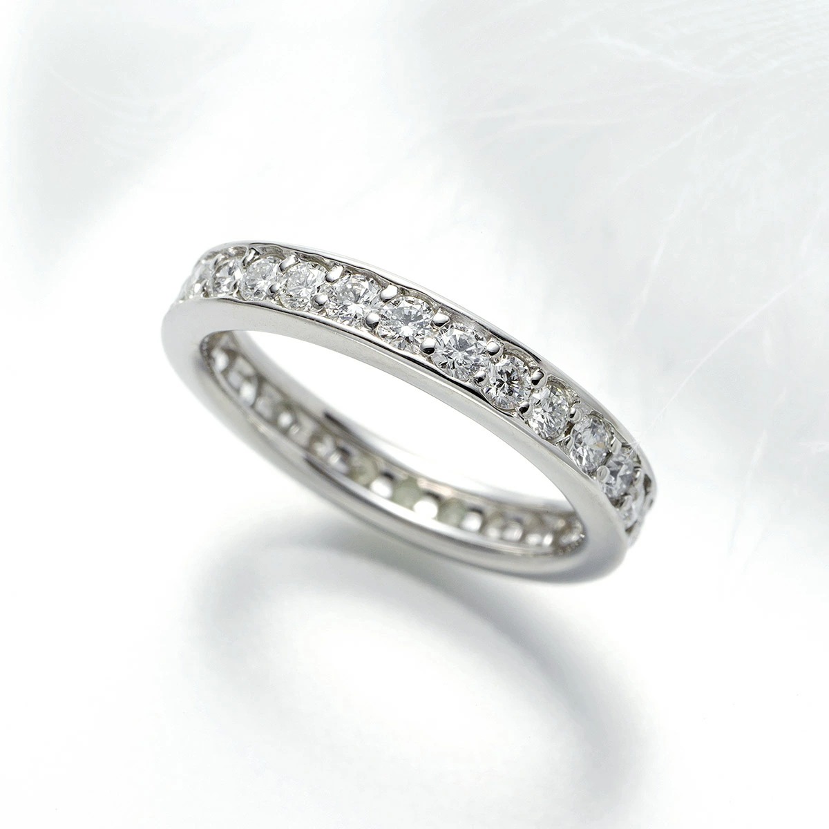 楽天市場】【11号即納可】 プラチナ ダイヤモンド 1ct フルエタニティ