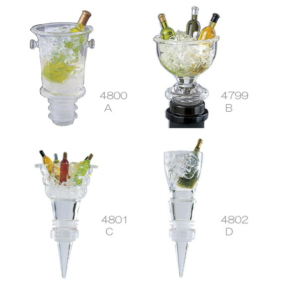 楽天市場】ワイン クリスタルボトルストッパー ワイングッズ