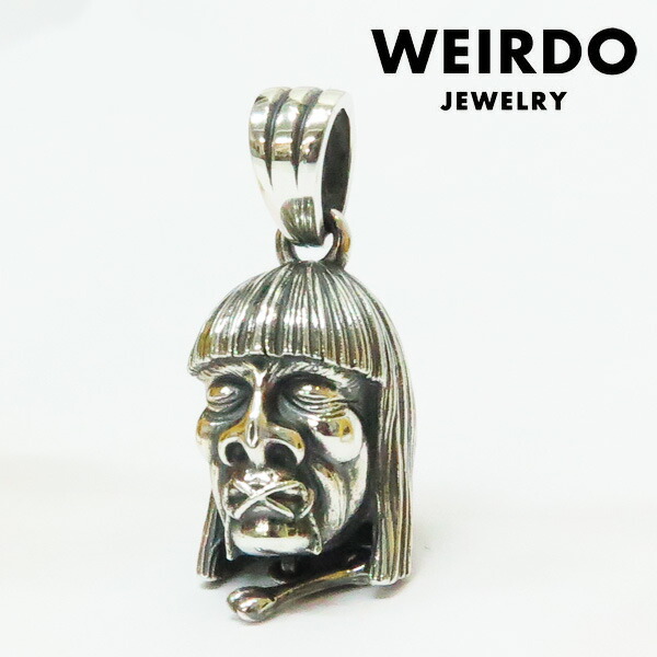 楽天市場】WEIRDO JEWERLY ウィアード ジュエリー SHRUNKEN HEAD