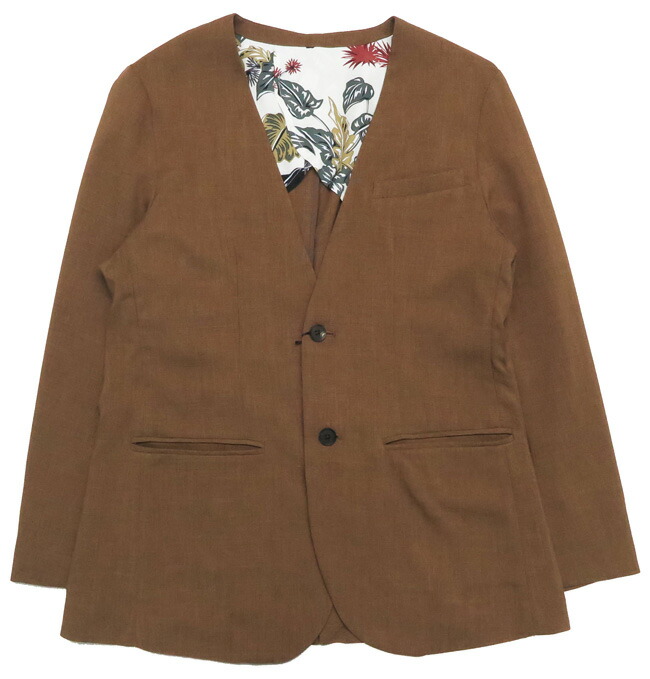 楽天市場】GANGSTERVILLE ギャングスタービル ノーカラー テーラード