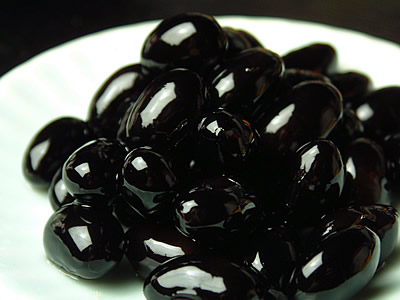 楽天市場】黒豆 甘煮(大粒)400gビン : 京のおばんざい 祇園藤村屋