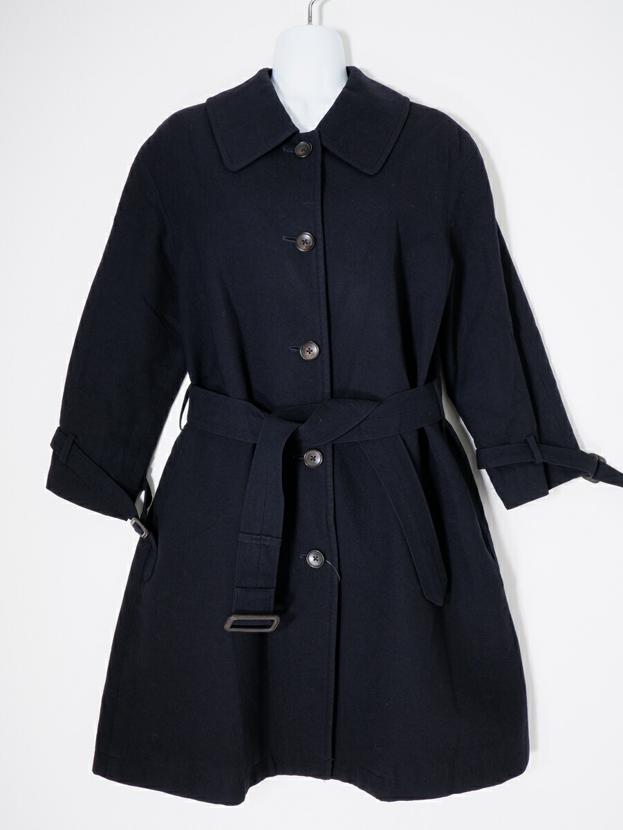 MHL. マーガレットハウエル 丸襟 ダッフルコート トグルボタン ウール