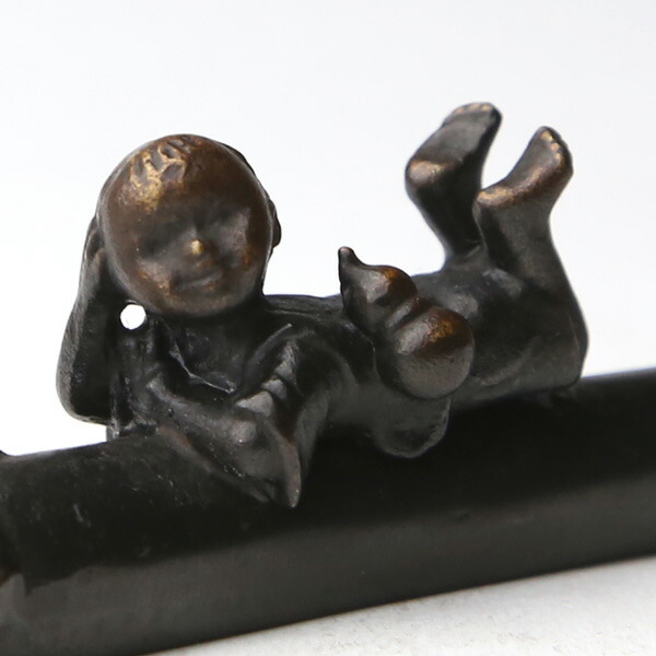 楽天市場】文鎮 ペーパーウエイト 高岡銅器 ひととき 〜筆〜下尾治彦