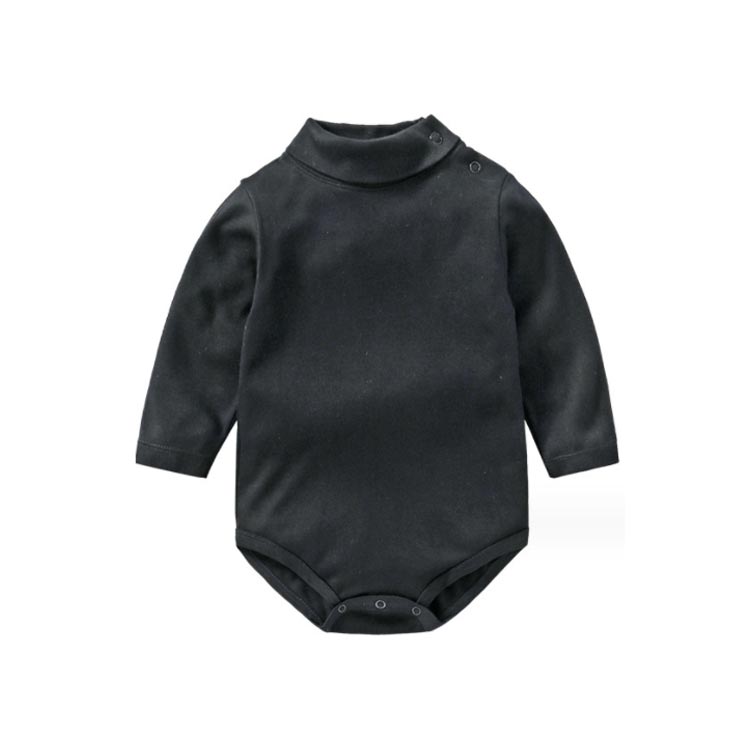 楽天市場】 ハイネック 無地 ベビー服 綿 ボディスーツ 新生児