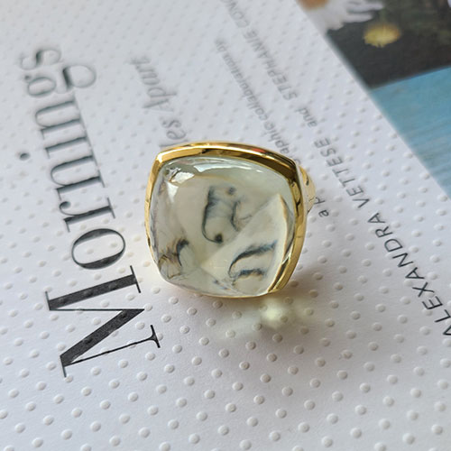 楽天市場】sign グリーンアメジスト 大粒リング 天然石リング シルバー