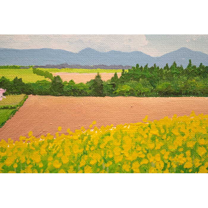 楽天市場】絵画 伊藤正一 油絵・油彩画 『丘の上の菜の花』 花 風景