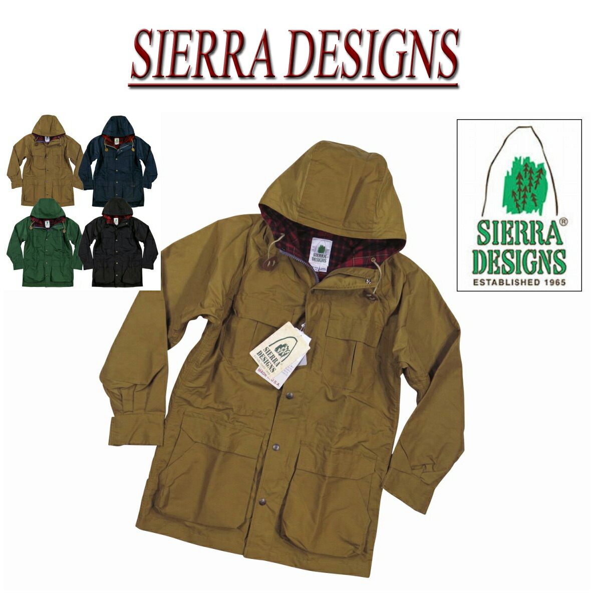 楽天市場】【定番 4色6サイズ】 jb881 SIERRA DESIGNS × PENDLETON USA