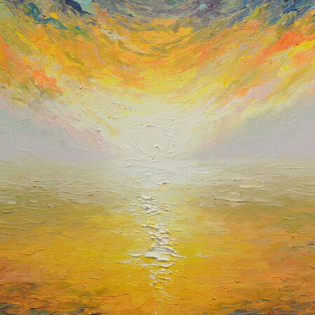 楽天市場】絵画 油絵 朝焼け (谷口春彦) 送料無料 【肉筆】【油絵