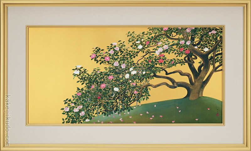 楽天市場】速水御舟 絵画 名樹散椿 送料無料 【複製】【美術印刷