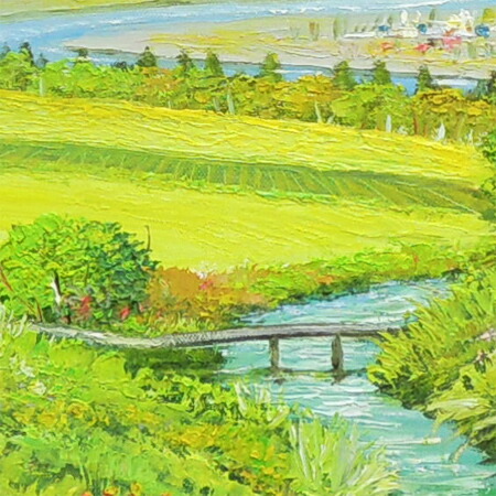 楽天市場】絵画 油絵 常念岳 山麓 F20号 （川合修二） 送料無料 【海