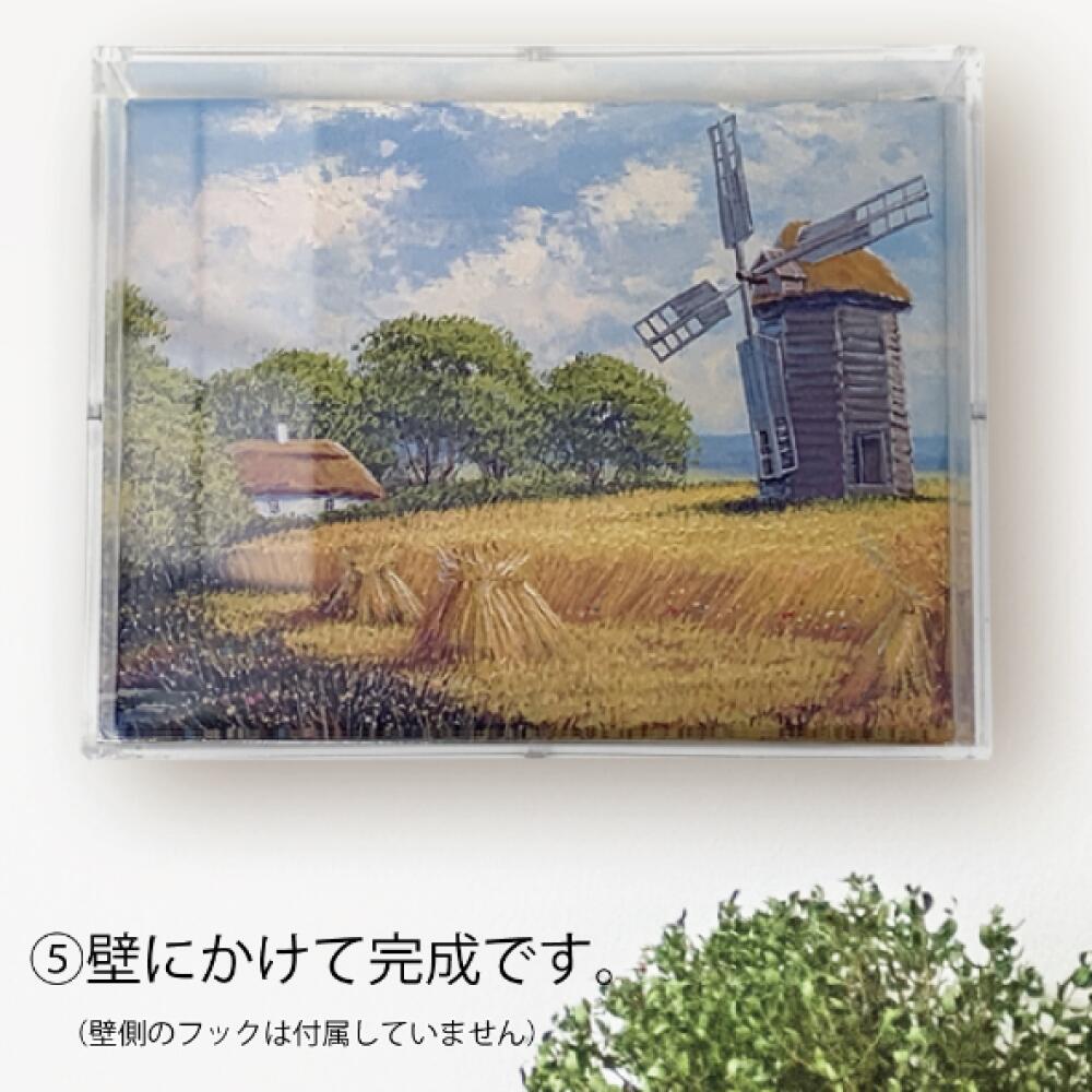 楽天市場】F10号 キャンバス付きアクリルボックス(530×455mm) お