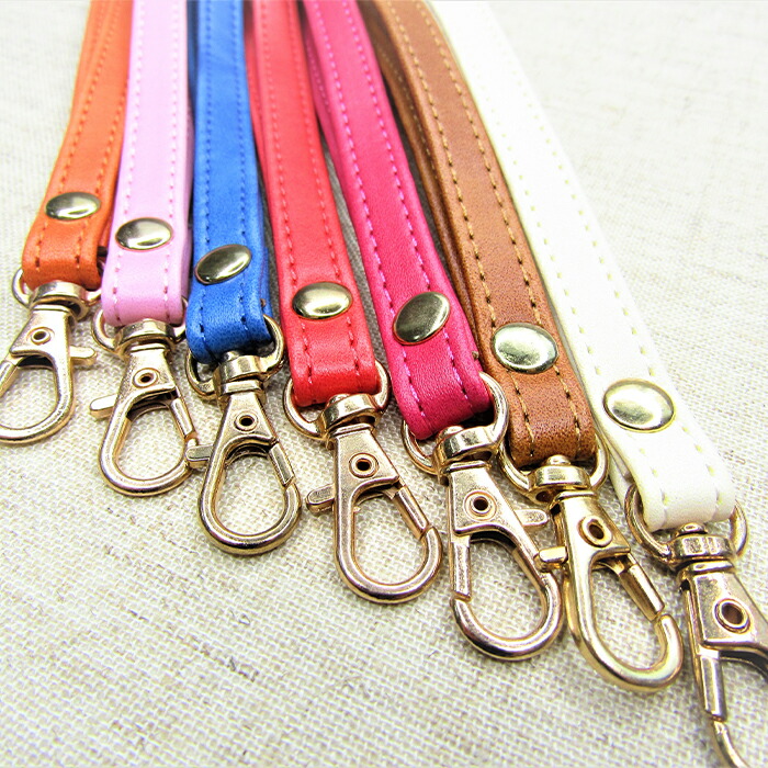 楽天市場】【訳あり】 レザーストラップ バックチャーム ハンドメイド