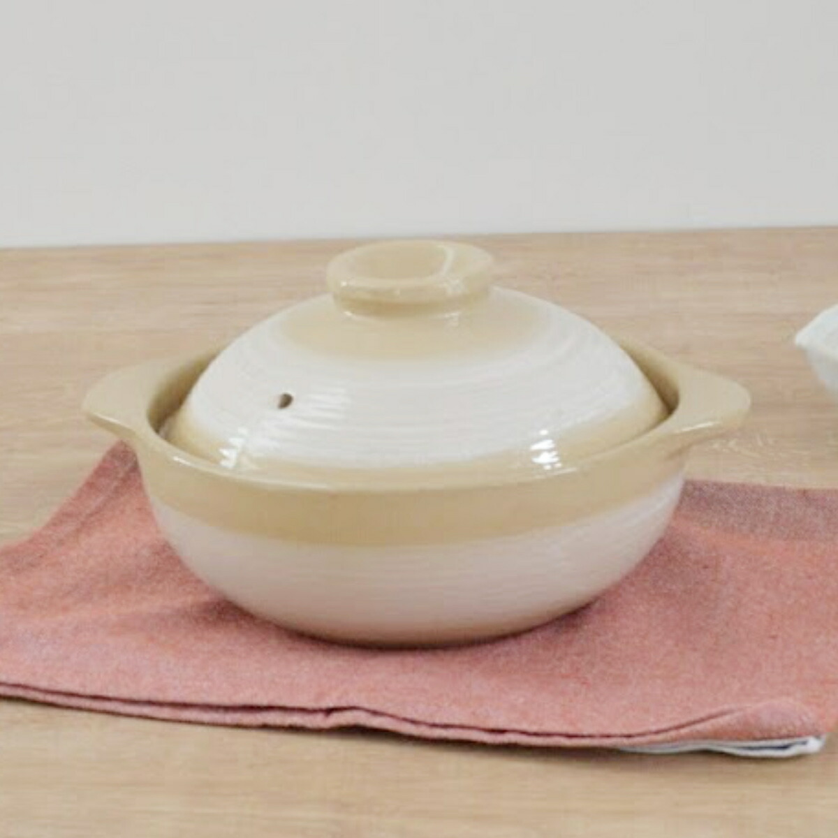 楽天市場】土鍋 21cm ガス火専用 ふきこぼれにくい土鍋 （ ガス火対応