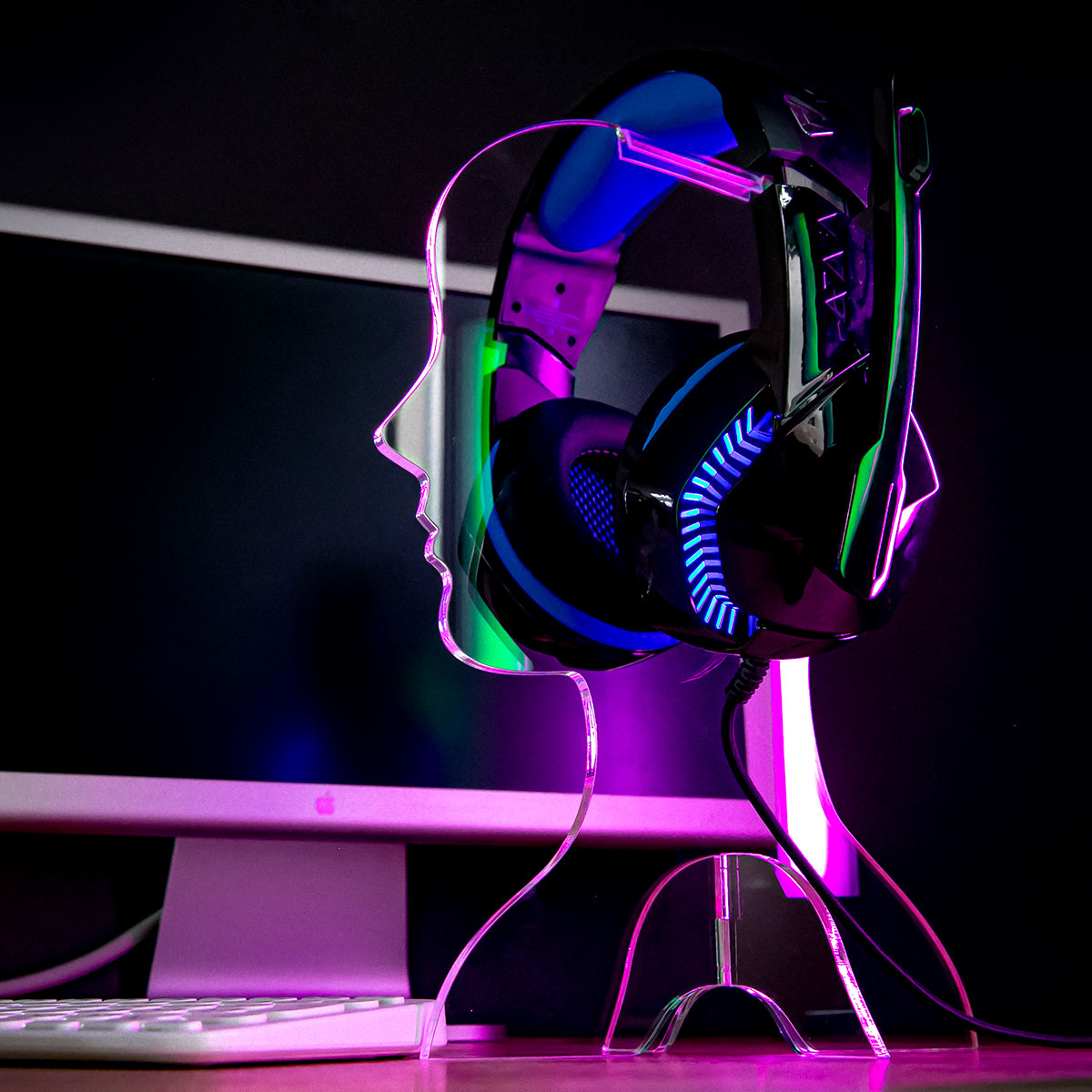 楽天市場】【レビュー特典付き】 ヘッドフォンスタンド amenist