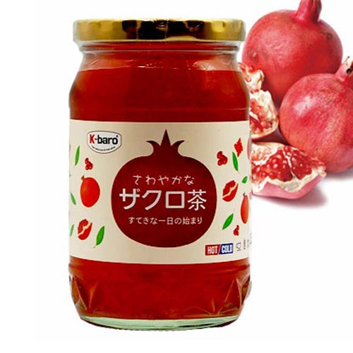 楽天市場】K-baro ザクロ茶 500g はちみつ入りざくろ茶 韓国お茶 韓国