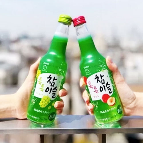 楽天市場】JINRO チャミスル トクトク すもも 275ml×1本ソーダ割り