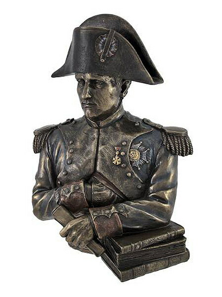 楽天市場】フランス皇帝 ナポレオン・ボナパルトの胸像（肖像）彫像