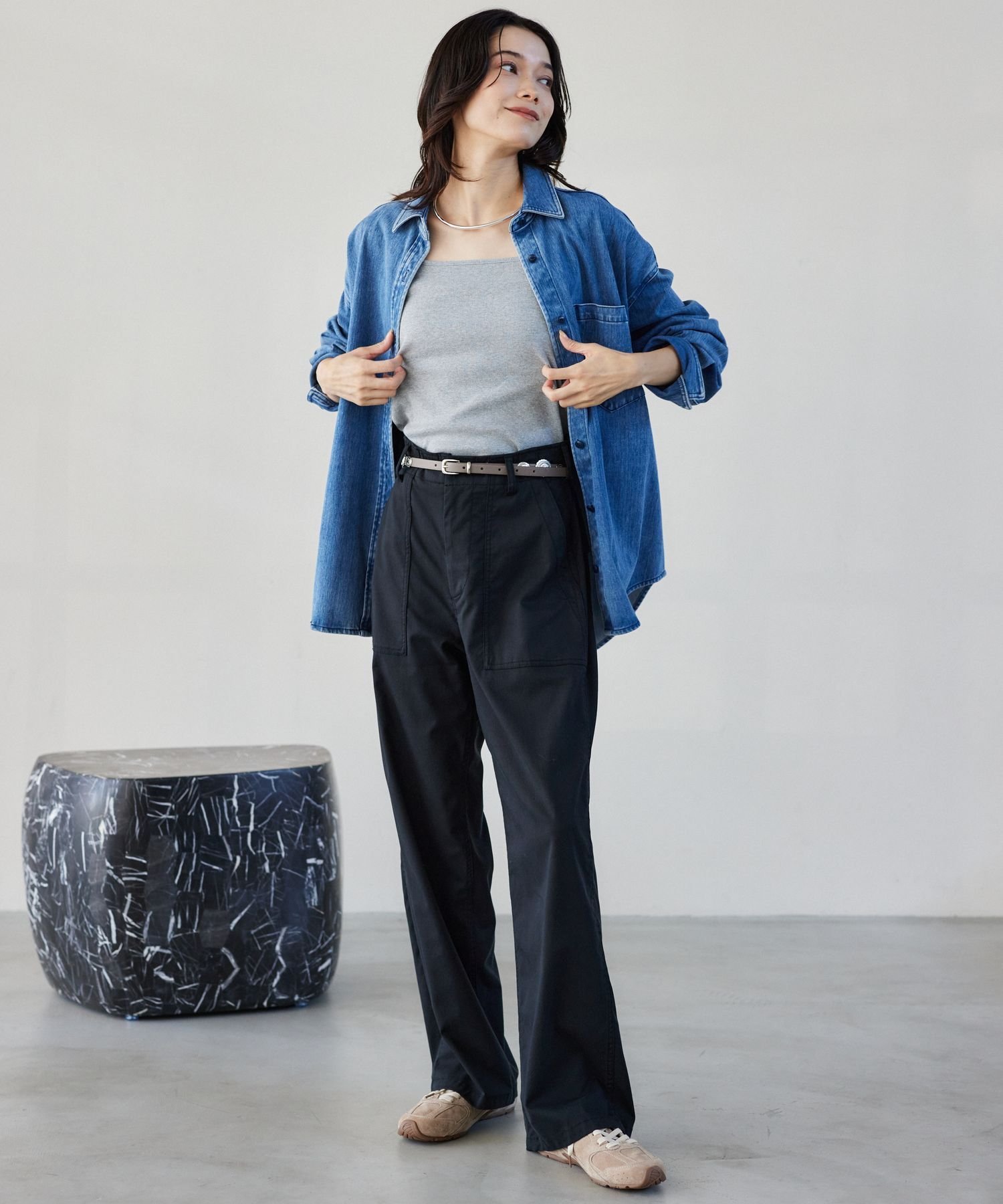 BARNYARDSTORM｜カットデニムシャツジャケット | Rakuten Fashion(楽天