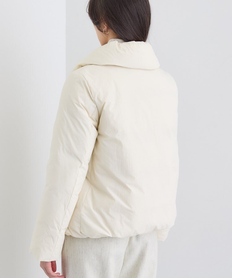 INDIVI｜【撥水/洗える/デザイン衿】ステッチレス ショートダウン