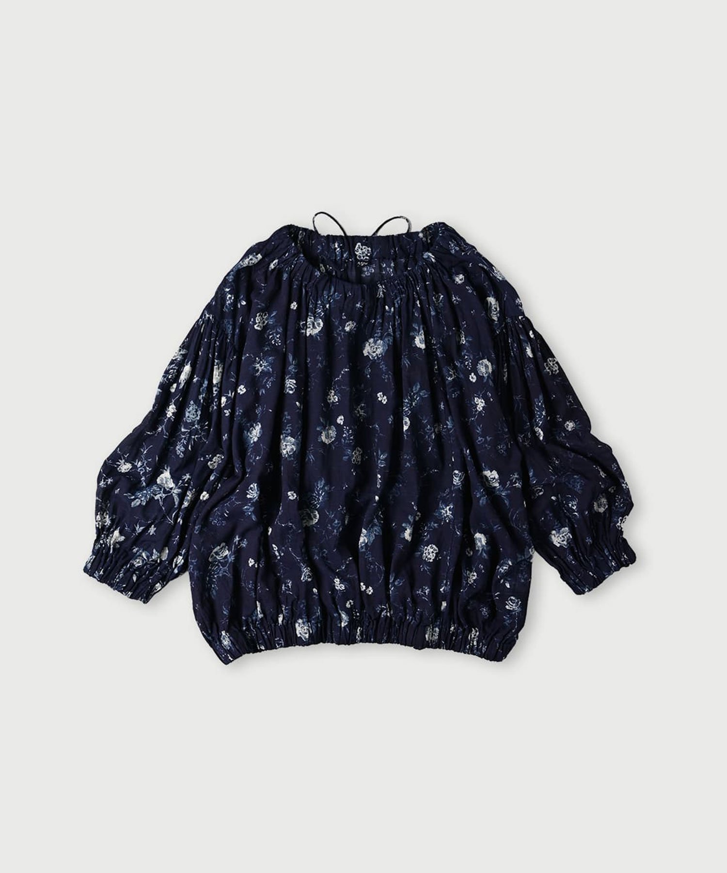 45アール ガーゼアンティークフラワー ブラウス 美品 45アール ガーゼ