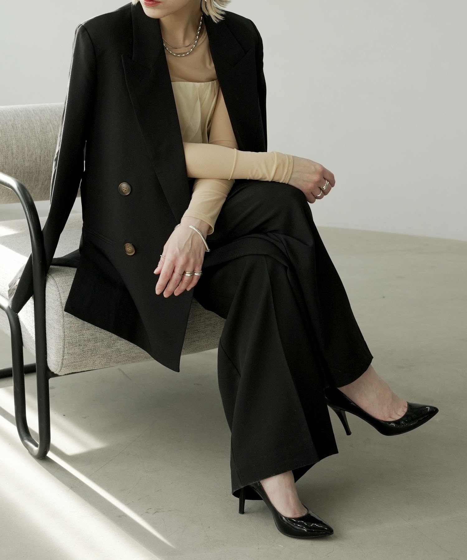 chuclla｜セットアップスーツ 2タイプ 洗濯可能 chw22a133