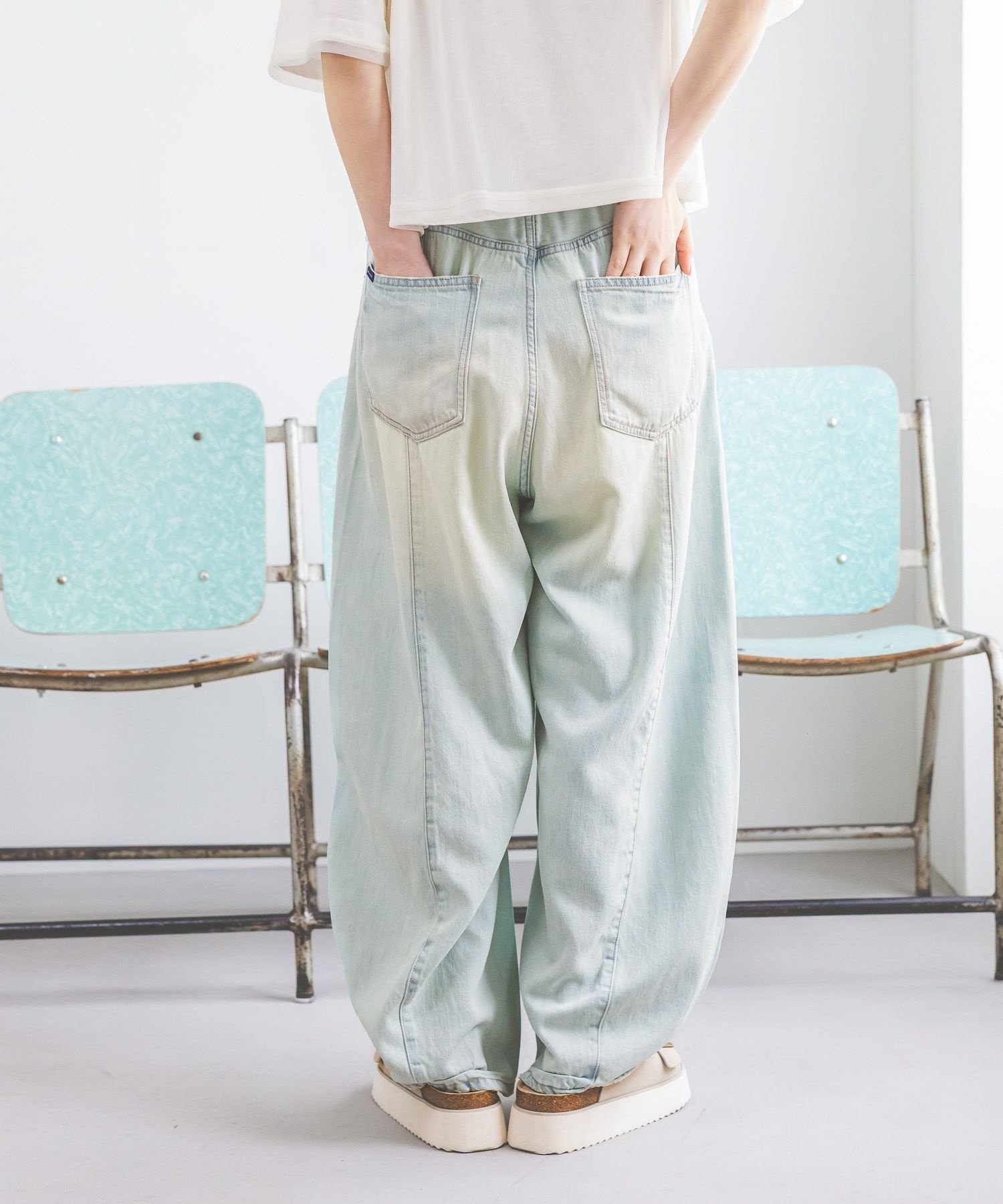 niko and ｜[NKJ 2026SS] 3Dドロップデニムパンツ | Rakuten