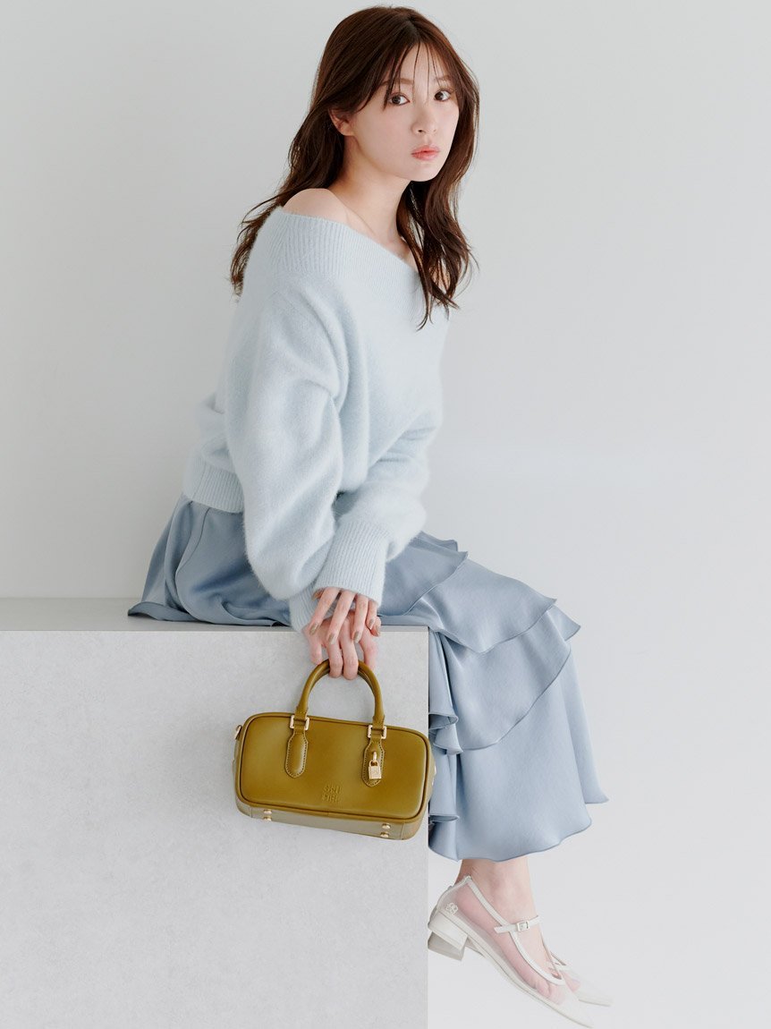 SNIDEL｜フォックスアルパカオフショルプルオーバー | Rakuten Fashion