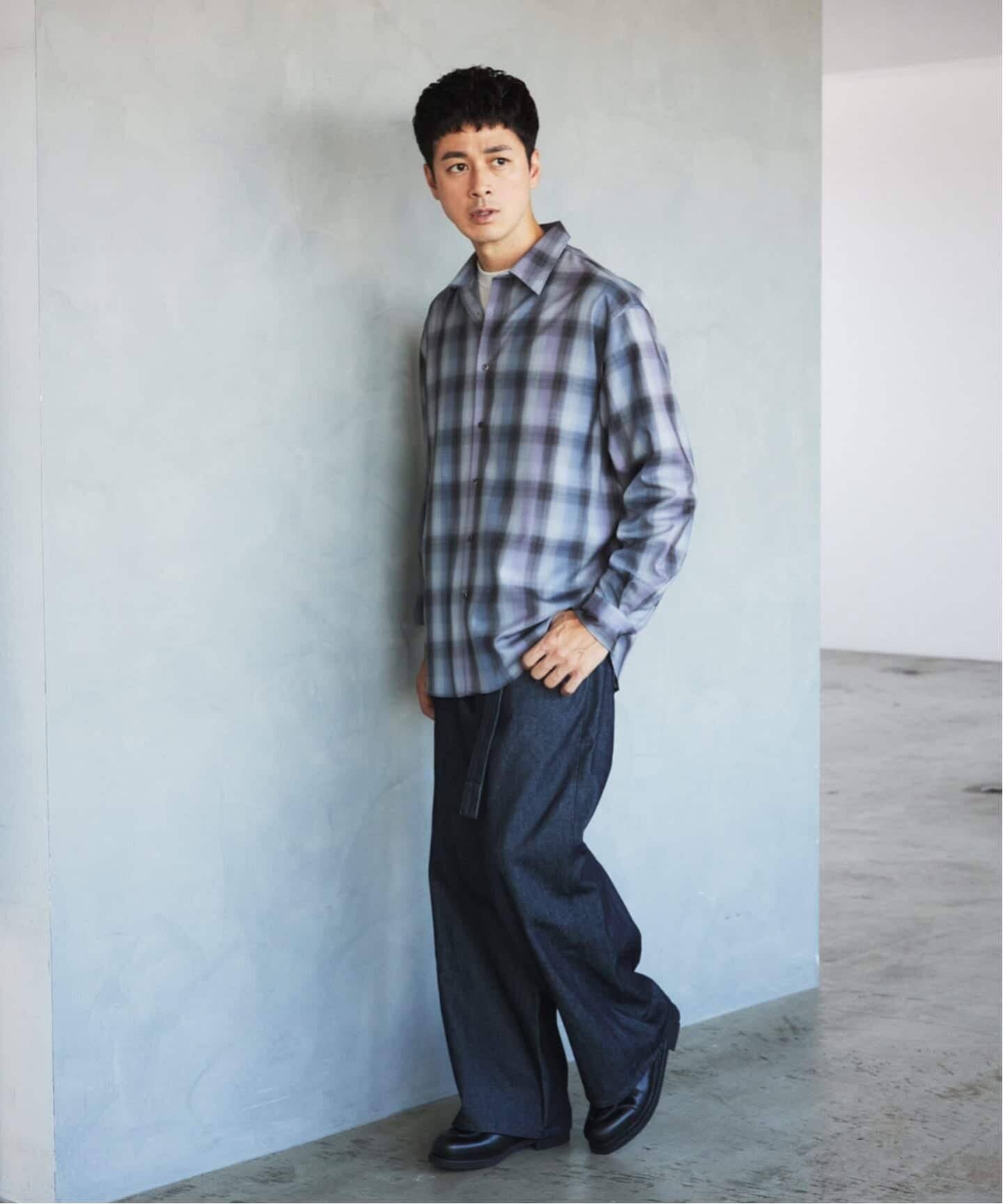 EDIFICE｜SUPER 120's ウール チェック レギュラー シャツ | Rakuten