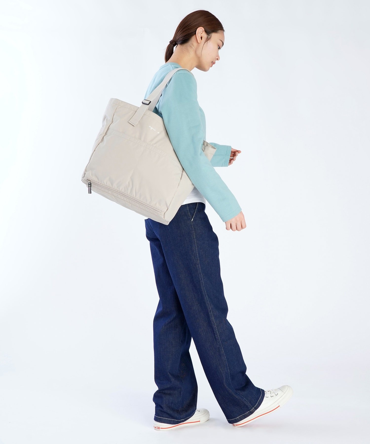 agnes b.｜ロゴ ペアレンツバッグ マザーズバッグ | Rakuten Fashion