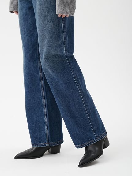 Mila Owen｜ハイライズルーズフィットバギーデニム | Rakuten Fashion