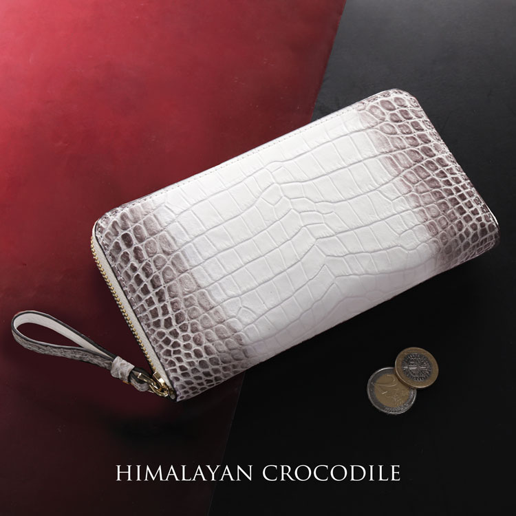 楽天市場】【20%offクーポン】ヒマラヤ クロコダイル 長財布