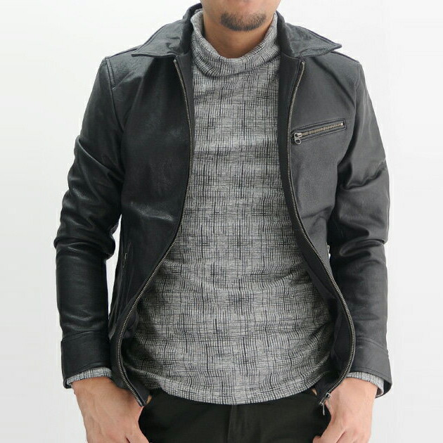 楽天市場】【53,900円→26,950円 スーパーSALE】レザージャケット