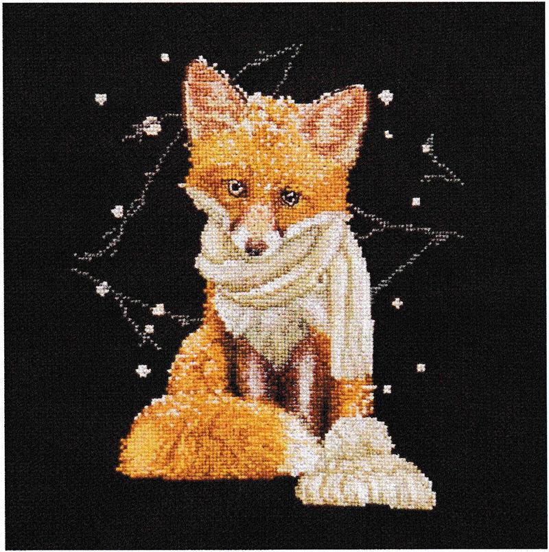 楽天市場】Thea Gouverneur クロスステッチ刺繍キット No.744 「Fox