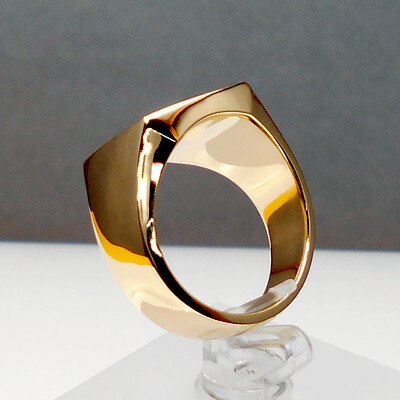 楽天市場】K18印台 20g 三味印台リング : ユーマン貴金属